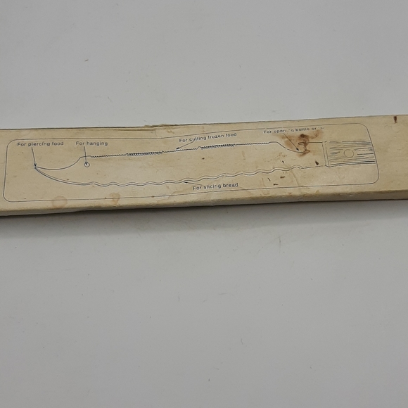 National/Panasonic Microwave Oven Multiuse Knife Japan Stainless Steel Wood Hand - Picture 6 of 12